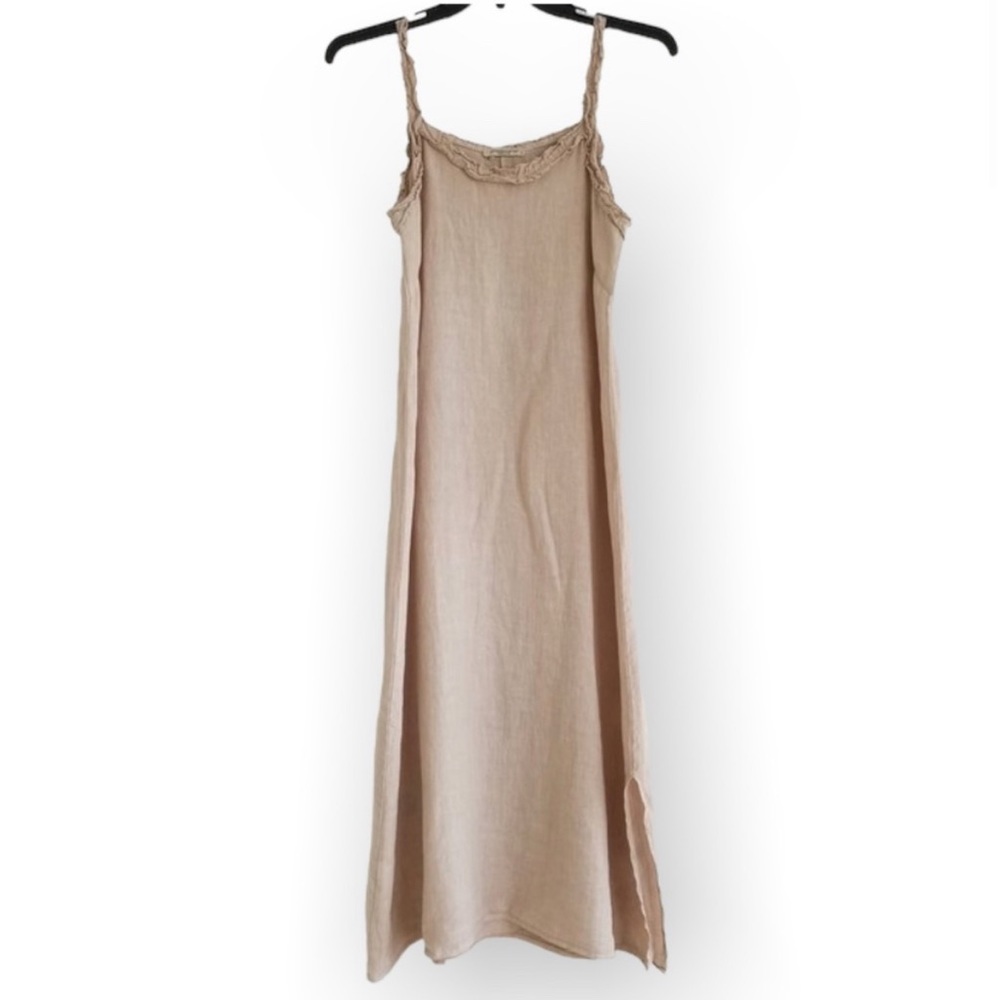 Francesca Bettini ITALY 100% Linen Dress Lagenlook Cottagecore Boho
Art,